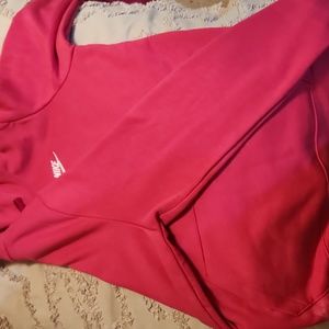 Pink Nike hoodie